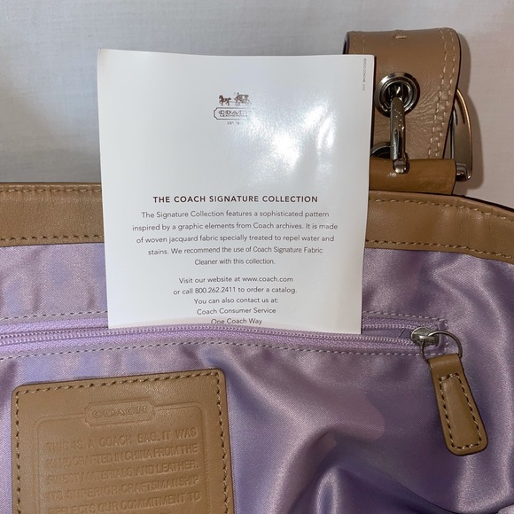 Vintage Large Tote Coach Signature Collection. - Picture 6 of 7
